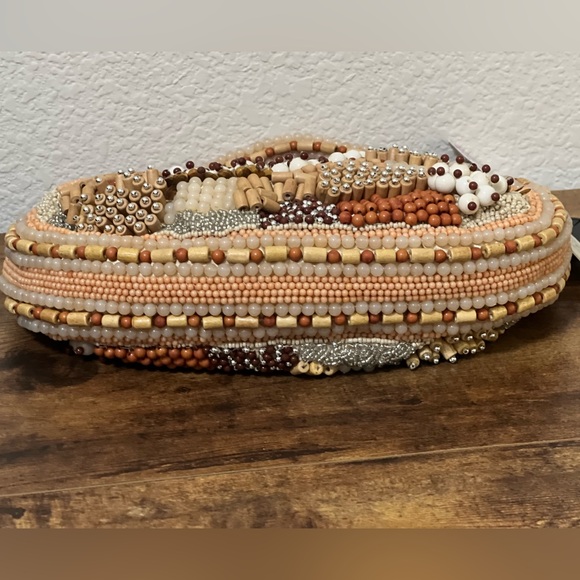Handmade Beaded Multicolor Hobo Bag - Picture 9 of 11